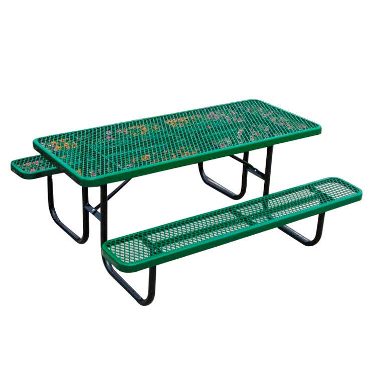 UltraSite Heavy Duty Portable Walk Through Picnic Table, Rectangle
